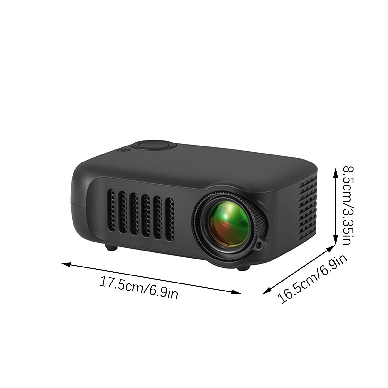Mini Portable LED Outdoor HD 1080P Cell Phone Projector Projector(U.S.), Projector