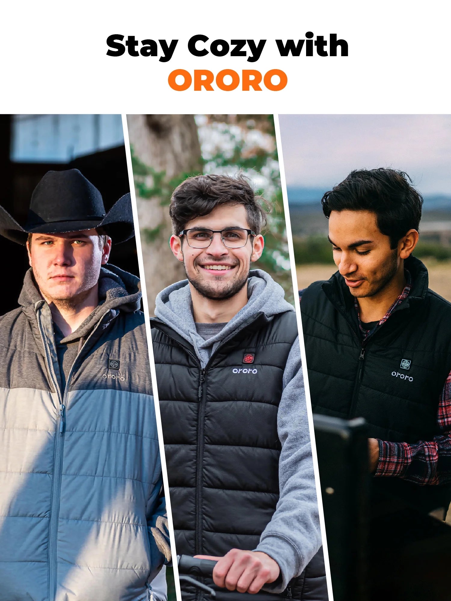 Men'S Heated Vest with Battery, Heating Vest for Hiking Skiing Outdoors (Grey,L)