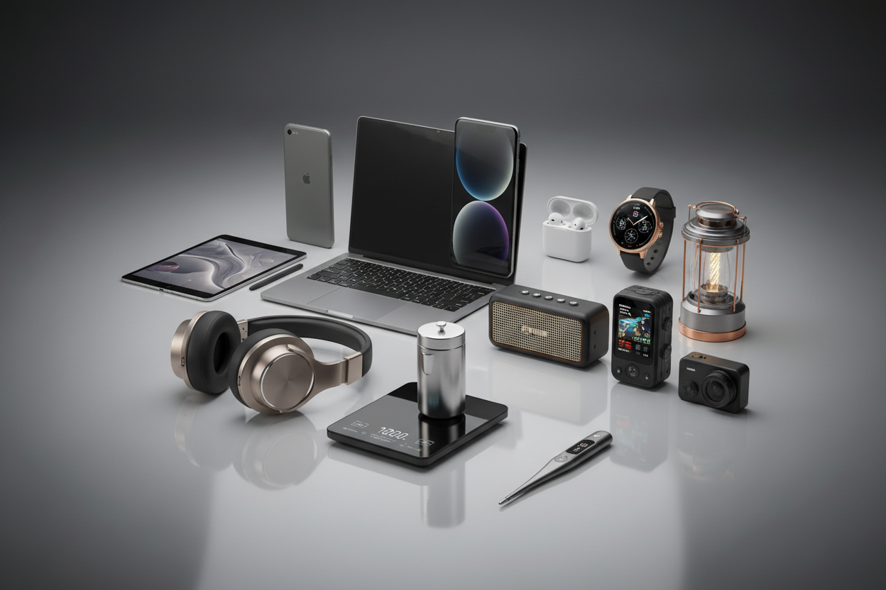 mix in some outdoor and kitchen gadgets